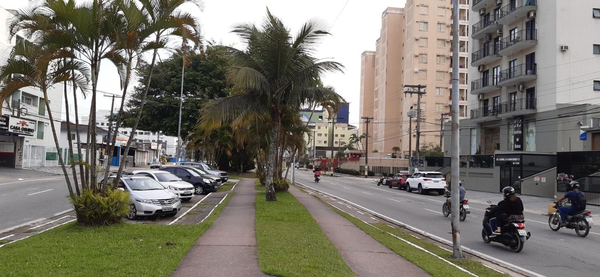 Edifício cm Piscina, Churrasqueira e 1 Vaga de Garagem Guarujá Exterior foto