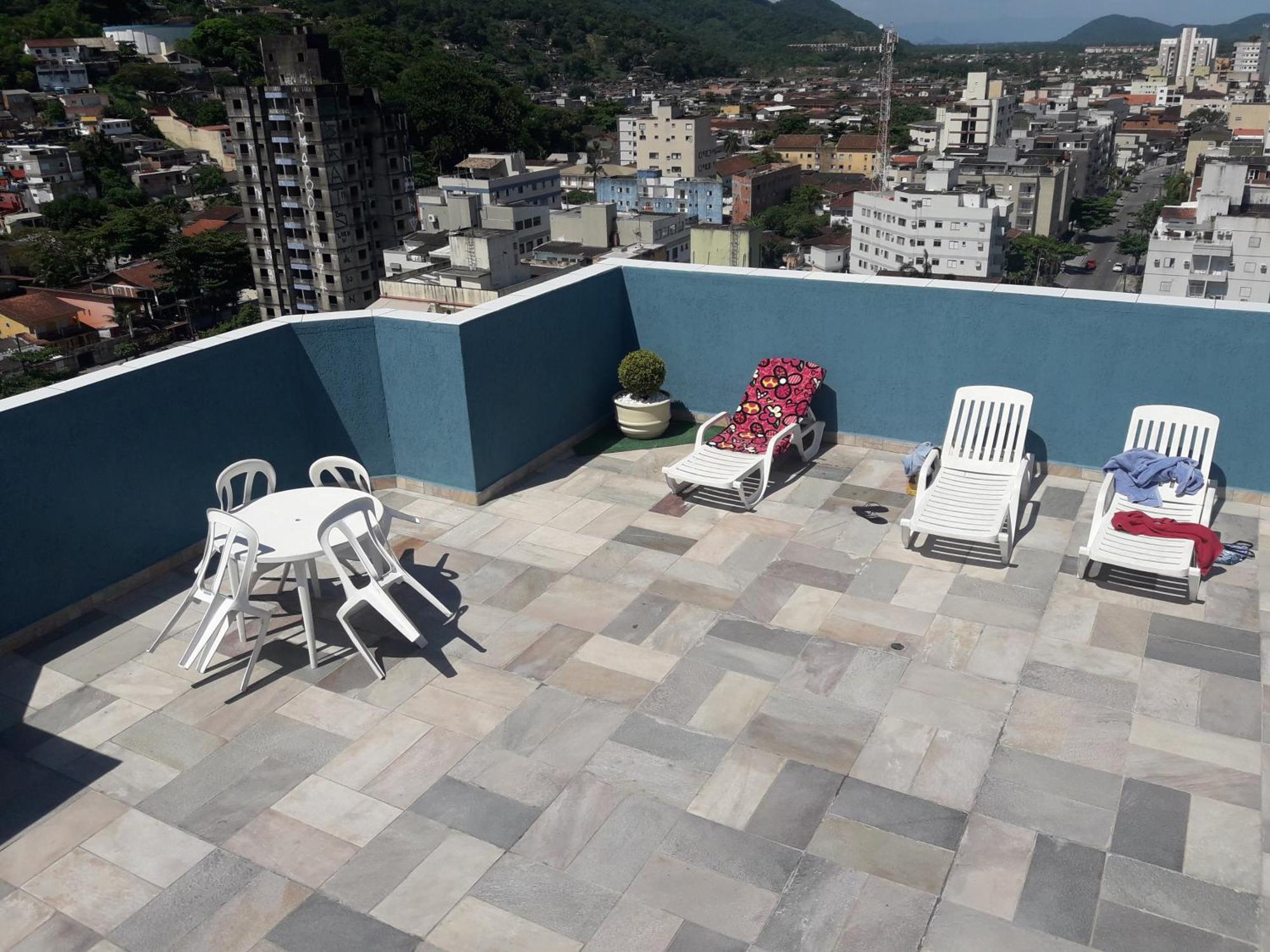 Edifício cm Piscina, Churrasqueira e 1 Vaga de Garagem Guarujá Exterior foto